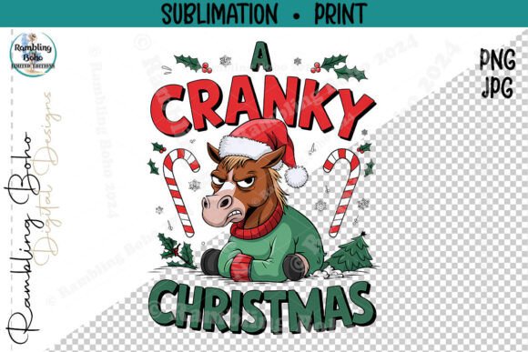 A Cranky Christmas Donkey Funny Grumpy Design Guide