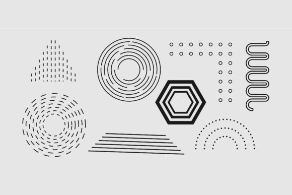 Abstract Geometric Minimalist Line Art: A Visual Guide