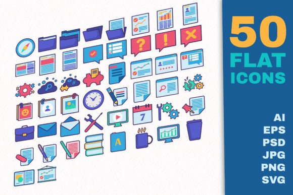 Business Documents Flat Outline Icons: A Practical Guide for Designers and Professionals
