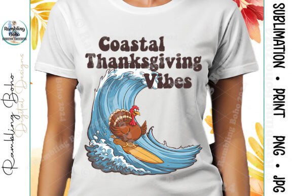 Coastal Thanksgiving Vibes Surf Turkey