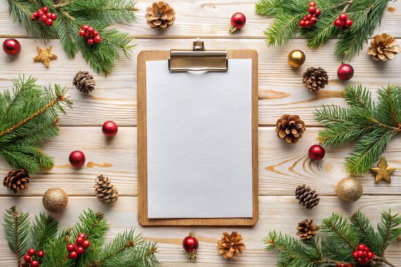 Evaluating the Christmas Styled A4 Clipboard Mockup