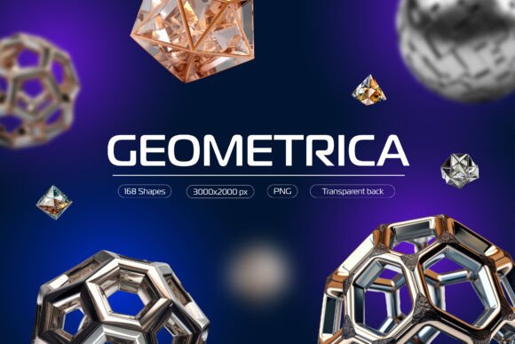 Geometrica 3D Geometric Shapes Collection