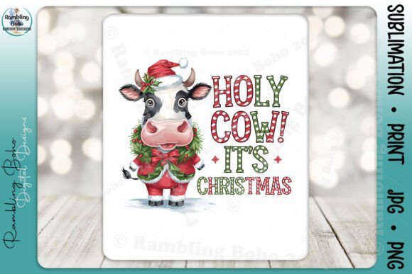 Holy Cow It's Christmas: A Practical Review of the Funny Animal Design