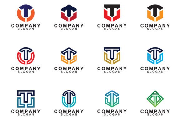 Letter T Logo Icon Design Template Guide