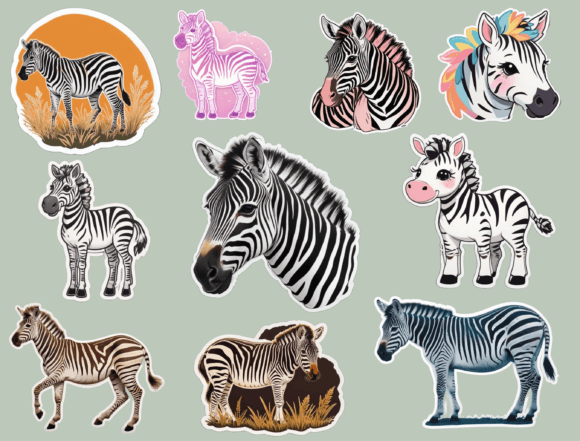 Zebra Stickers PNG Collection: A Practical Evaluation